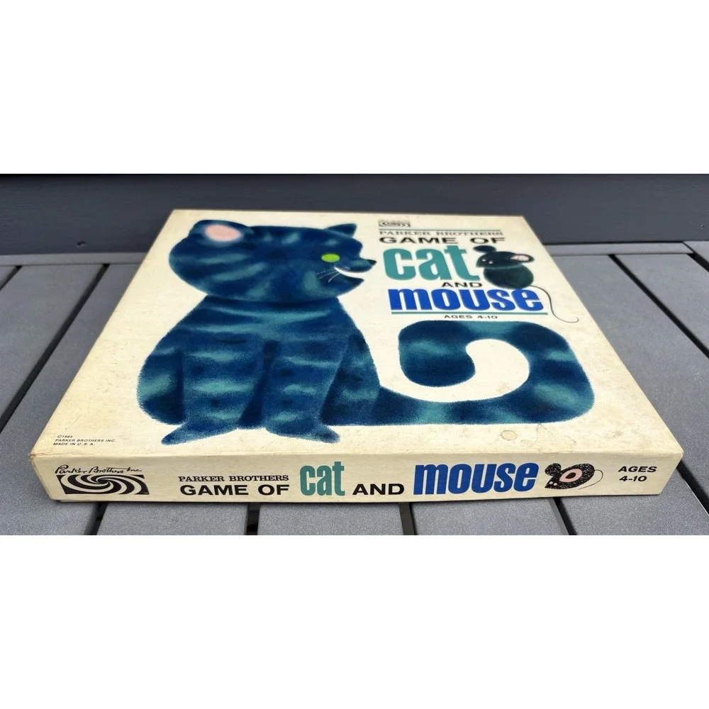 Vintage Parker Brothers Game of Cat and Mouse 1964 version complete excellent